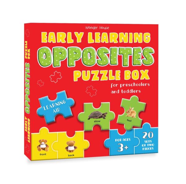 Word Magic Box Learning Opposites Puzzle Box for Preschoolers