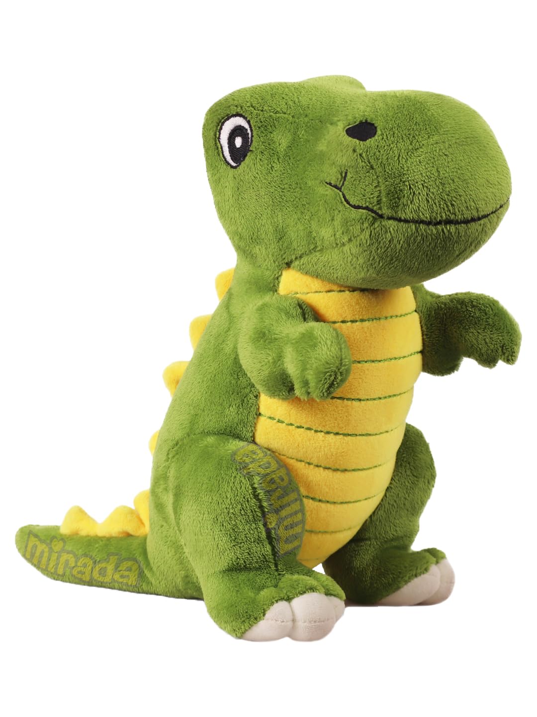 Mirada Super Soft Standing Green and Yellow Dinosaur Soft Toy for  Boys/Kids/Girls | Soft Stuffed Plush Animal | - 35cm